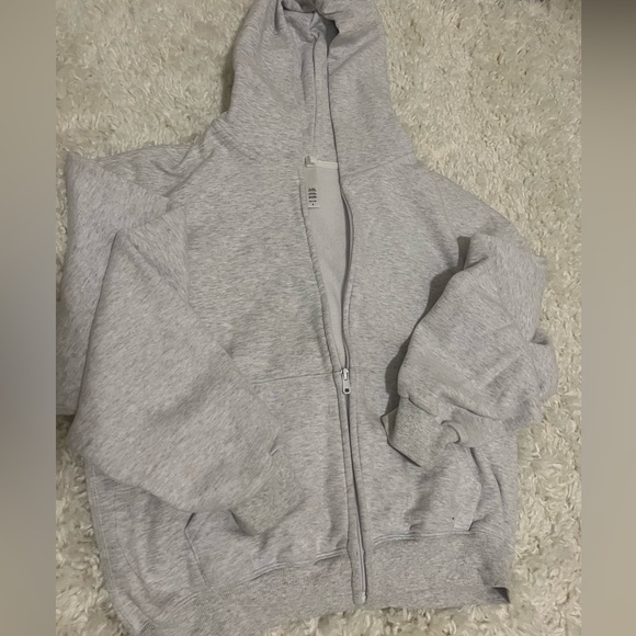 ❌SOLD❌ Skims Cotton Fleece Zip Up Hoodie - Picture 1 of 3